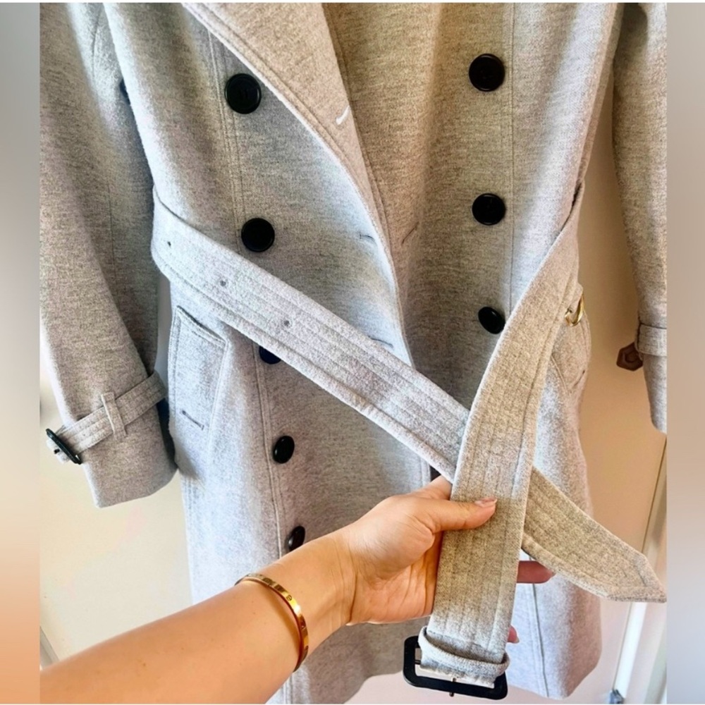 Burberry Gray Trench Coat - Picture 6 of 12